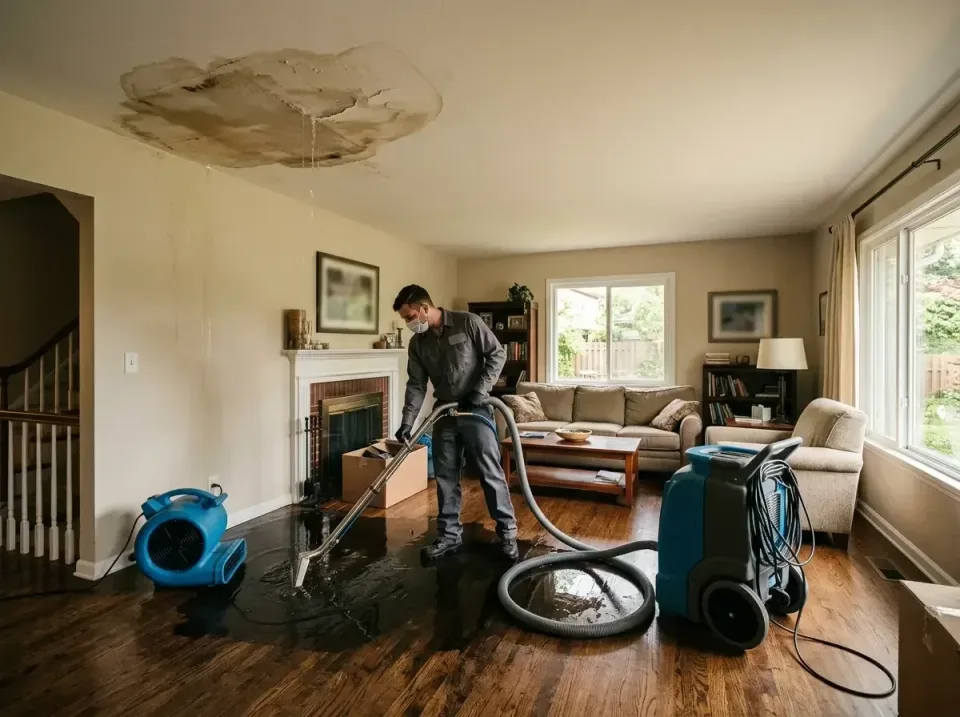 attic-pipe-burst-ceiling-drip-008 — frequently asked questions, Water Damage Restoration & Carpet Care in Enola, PA